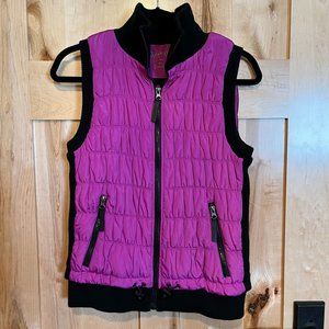 Calvin Klein Performance Ruched Vest Bright Purple Black M Medium
